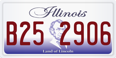 IL license plate B252906