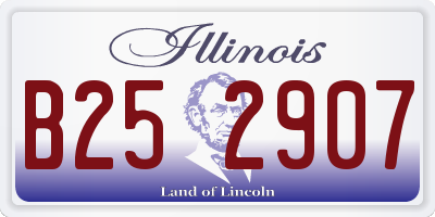 IL license plate B252907