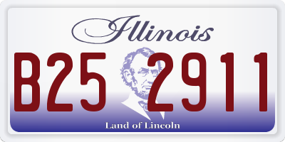 IL license plate B252911