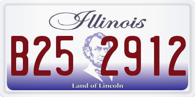 IL license plate B252912