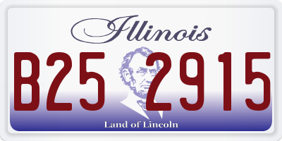 IL license plate B252915