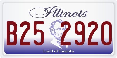 IL license plate B252920