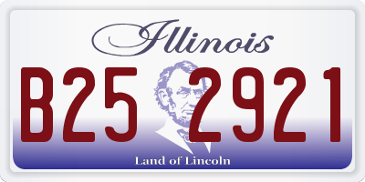 IL license plate B252921