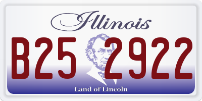 IL license plate B252922