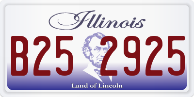IL license plate B252925