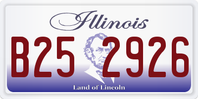 IL license plate B252926