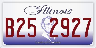 IL license plate B252927