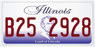 IL license plate B252928