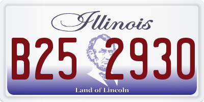 IL license plate B252930