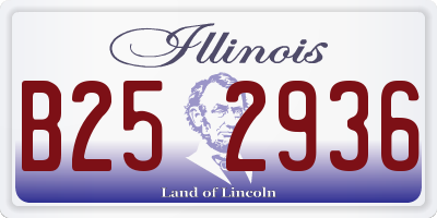 IL license plate B252936
