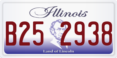 IL license plate B252938