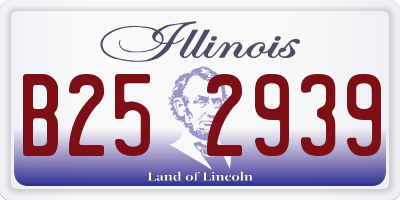 IL license plate B252939