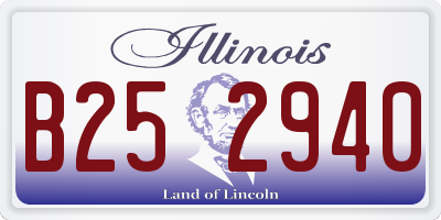 IL license plate B252940