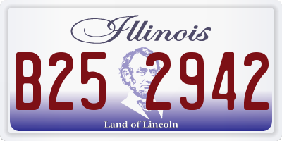 IL license plate B252942