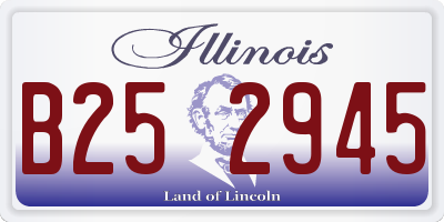 IL license plate B252945