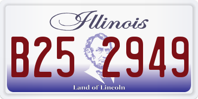 IL license plate B252949