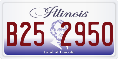 IL license plate B252950