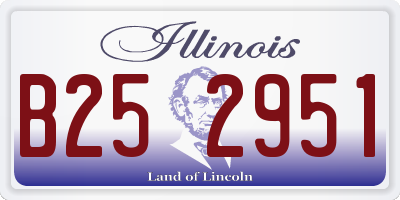 IL license plate B252951