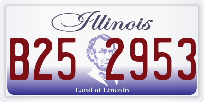 IL license plate B252953