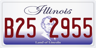 IL license plate B252955