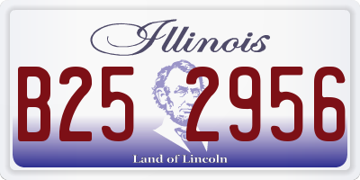 IL license plate B252956