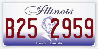 IL license plate B252959