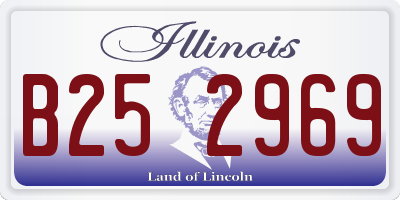IL license plate B252969