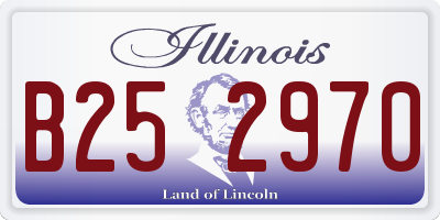 IL license plate B252970
