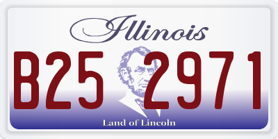 IL license plate B252971