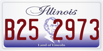 IL license plate B252973