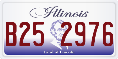 IL license plate B252976