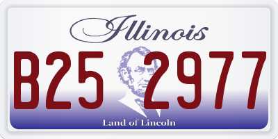 IL license plate B252977