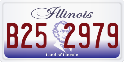 IL license plate B252979