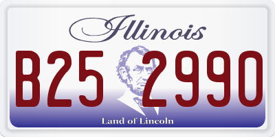 IL license plate B252990