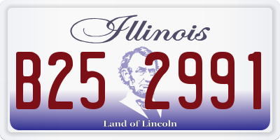 IL license plate B252991