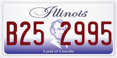IL license plate B252995