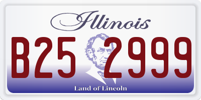 IL license plate B252999