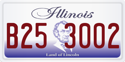 IL license plate B253002