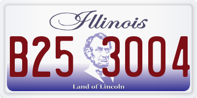 IL license plate B253004