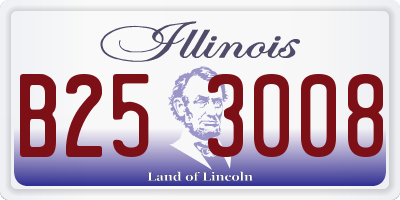 IL license plate B253008