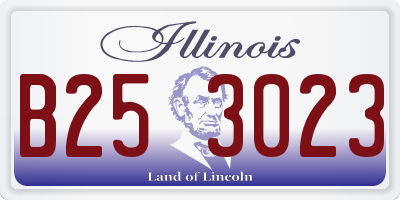 IL license plate B253023