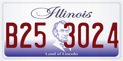 IL license plate B253024