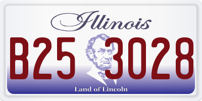IL license plate B253028