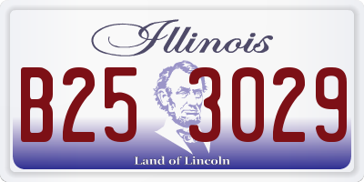 IL license plate B253029