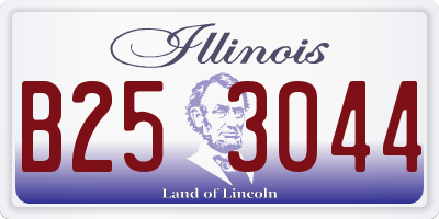 IL license plate B253044
