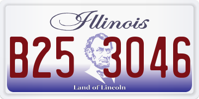 IL license plate B253046
