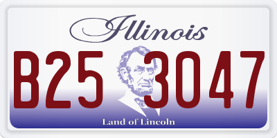 IL license plate B253047