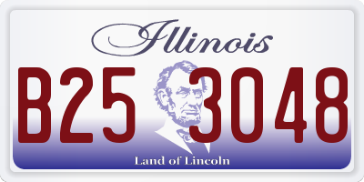 IL license plate B253048