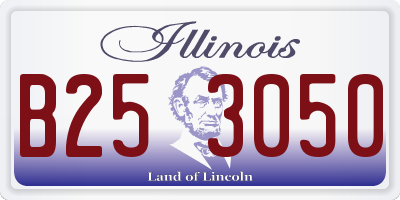 IL license plate B253050