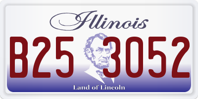 IL license plate B253052